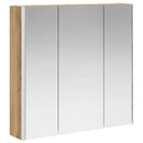 vidaXL Fürdőszobai tükörszekrény Művészi tölgy 73.5 x 15.5 x 70 cm
