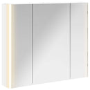 vidaXL Fürdőszobai tükörszekrény Fehér 83,5 x 15,5 x 70 cm Faanyag