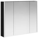 vidaXL Fürdőszobai tükörszekrény Fekete tölgy 83,5 x 15,5 x 70 cm