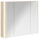 vidaXL Fürdőszobai tükörszekrény Sonoma tölgy 83,5 x 15,5 x 70 cm