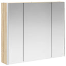 vidaXL Fürdőszobai tükörszekrény Sonoma tölgy 83,5 x 15,5 x 70 cm