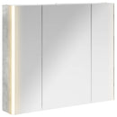 vidaXL Fürdőszobai tükörszekrény Beton Szürke 83,5 x 15,5 x 70 cm