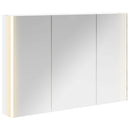vidaXL Fürdőszobai tükörszekrény Fehér 103,5 x 15,5 x 70 cm Faanyag