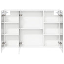 vidaXL Fürdőszobai tükörszekrény Fehér 103,5 x 15,5 x 70 cm Faanyag