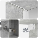 vidaXL Fürdőszobai tükörszekrény Beton Szürke 103,5 x 15,5 x 70 cm