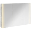 vidaXL Fürdőszobai tükörszekrény Beton Szürke 103,5 x 15,5 x 70 cm