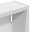 vidaXL Fürdőszobai faliszekrény Fehér 20 x 10 x 50 cm Mérnöki fa