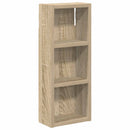 vidaXL Fürdőszobai faliszekrény polcokkal Sonoma tölgy 20 x 10 x 50 cm