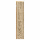 vidaXL Fürdőszobai faliszekrény polcokkal Sonoma tölgy 20 x 10 x 50 cm
