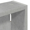 vidaXL Fürdőszobai faliszekrény polcokkal Beton Szürke 20 x 10 x 50 cm
