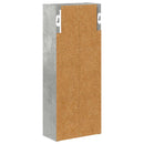 vidaXL Fürdőszobai faliszekrény polcokkal Beton Szürke 20 x 10 x 50 cm