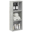vidaXL Fürdőszobai faliszekrény polcokkal Beton Szürke 20 x 10 x 50 cm