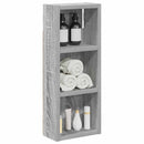 vidaXL Fürdőszobai faliszekrény Szürke Sonoma 20 x 10 x 50 cm