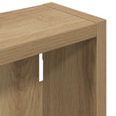 vidaXL Fürdőszobai faliszekrény Művészi tölgy 20 x 10 x 50 cm
