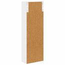 vidaXL Fürdőszobai faliszekrény Fehér 20 x 10 x 60,5 cm Mérnöki fa