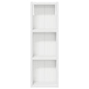 vidaXL Fürdőszobai faliszekrény Fehér 20 x 10 x 60,5 cm Mérnöki fa