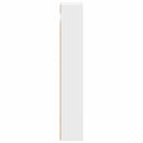 vidaXL Fürdőszobai faliszekrény Fehér 20 x 10 x 60,5 cm Mérnöki fa