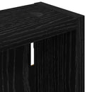 vidaXL Fürdőszobai faliszekrény Fekete Tölgy 20 x 10 x 60,5 cm