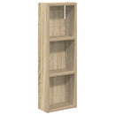 vidaXL Fürdőszobai faliszekrény Sonoma tölgy 20 x 10 x 60,5 cm