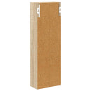 vidaXL Fürdőszobai faliszekrény Sonoma tölgy 20 x 10 x 60,5 cm