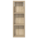 vidaXL Fürdőszobai faliszekrény Sonoma tölgy 20 x 10 x 60,5 cm