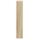vidaXL Fürdőszobai faliszekrény Sonoma tölgy 20 x 10 x 60,5 cm