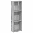 vidaXL Fürdőszobai faliszekrény Szürke Sonoma 20 x 10 x 60,5 cm