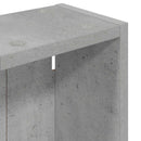 vidaXL Fürdőszobai faliszekrény polcokkal Beton Szürke 20 x 14 x 70 cm
