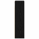 vidaXL Fürdőszobai faliszekrény Fekete Tölgy 20 x 16 x 62,5 cm
