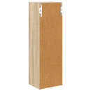vidaXL Fürdőszobai faliszekrény Sonoma tölgy 20 x 16 x 62,5 cm