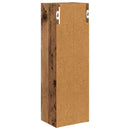 vidaXL Fürdőszobai faliszekrény Öreg fa 20 x 16 x 62,5 cm Mérnöki fa