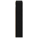 vidaXL Fürdőszobai faliszekrény Fekete Tölgy 30 x 10 x 50 cm