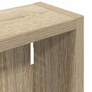 vidaXL Fürdőszobai faliszekrény polcokkal Sonoma tölgy 30 x 10 x 50 cm