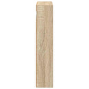 vidaXL Fürdőszobai faliszekrény polcokkal Sonoma tölgy 30 x 10 x 50 cm