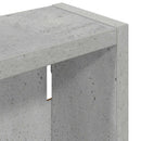 vidaXL Fürdőszobai faliszekrény polcokkal Beton Szürke 30 x 10 x 50 cm
