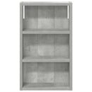 vidaXL Fürdőszobai faliszekrény polcokkal Beton Szürke 30 x 10 x 50 cm