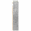 vidaXL Fürdőszobai faliszekrény polcokkal Beton Szürke 30 x 10 x 50 cm
