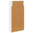 vidaXL Fürdőszobai faliszekrény Fehér 30 x 10 x 60,5 cm Mérnöki fa