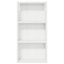 vidaXL Fürdőszobai faliszekrény Fehér 30 x 10 x 60,5 cm Mérnöki fa