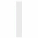 vidaXL Fürdőszobai faliszekrény Fehér 30 x 10 x 60,5 cm Mérnöki fa