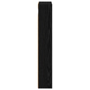 vidaXL Fürdőszobai faliszekrény Fekete Tölgy 30 x 10 x 60,5 cm
