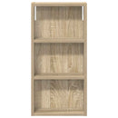 vidaXL Fürdőszobai faliszekrény Sonoma tölgy 30 x 10 x 60,5 cm
