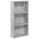 vidaXL Fürdőszobai faliszekrény Beton Szürke 30 x 10 x 60,5 cm