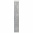 vidaXL Fürdőszobai faliszekrény Beton Szürke 30 x 10 x 60,5 cm