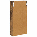 vidaXL Fürdőszobai faliszekrény Füstölt Tölgy 30 x 10 x 60,5 cm