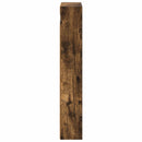 vidaXL Fürdőszobai faliszekrény Füstölt Tölgy 30 x 10 x 60,5 cm