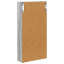 vidaXL Fürdőszobai faliszekrény Szürke Sonoma 30 x 10 x 60,5 cm