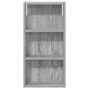 vidaXL Fürdőszobai faliszekrény Szürke Sonoma 30 x 10 x 60,5 cm