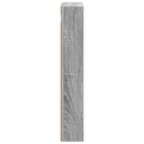 vidaXL Fürdőszobai faliszekrény Szürke Sonoma 30 x 10 x 60,5 cm