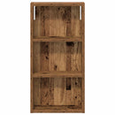 vidaXL Fürdőszobai faliszekrény Öreg fa 30 x 10 x 60,5 cm Mérnöki fa